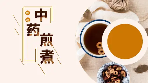 中药煎煮方法ppt