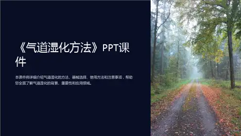 《气道湿化方法》课件