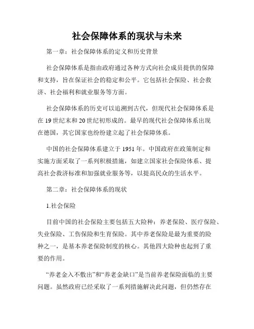 社会保障体系的现状与未来