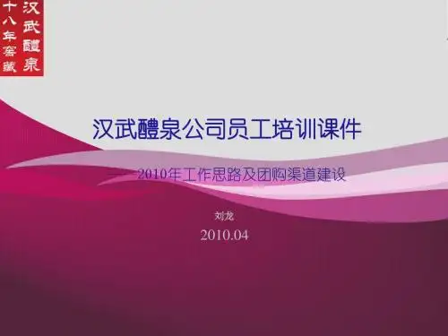 酒行业团购技巧培训课件
