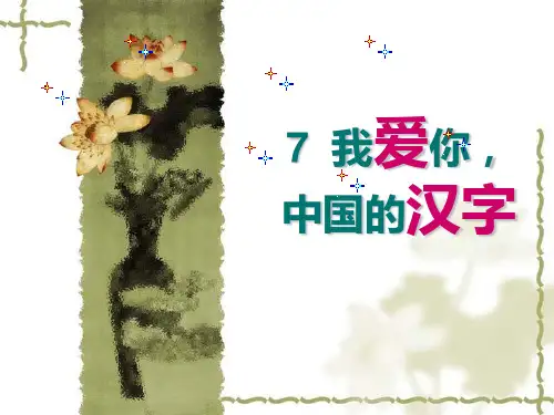 7《我爱你_中国的汉字》最终