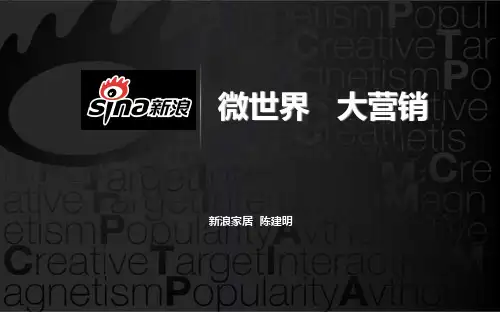 新浪微博营销讲稿精品PPT课件