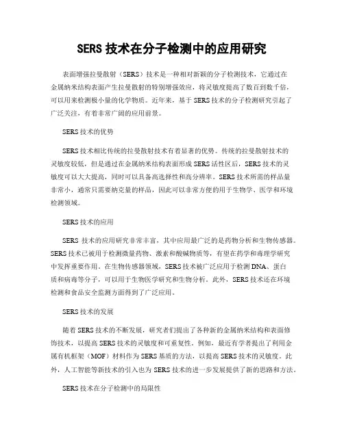 SERS技术在分子检测中的应用研究