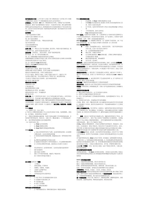 现代制造系统知识点汇总
