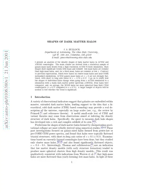 Shapes of dark matter halos