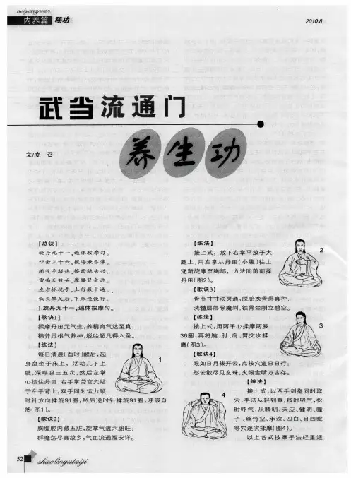 武当流通门养生功