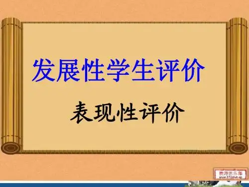 发展性评价