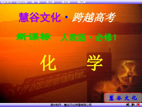 人教版高中化学必修一全册讲义