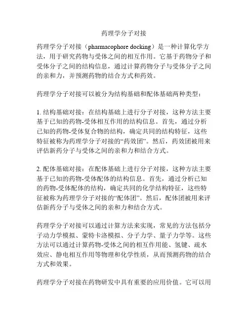 药理学分子对接