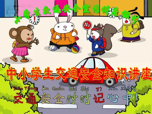 小学生交通安全宣传讲座