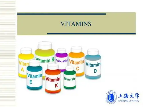 维生素 Vitamins 食品化学