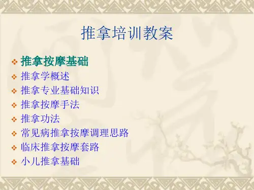 最新中医外治疗法-推拿 PPT课件-PPT文档