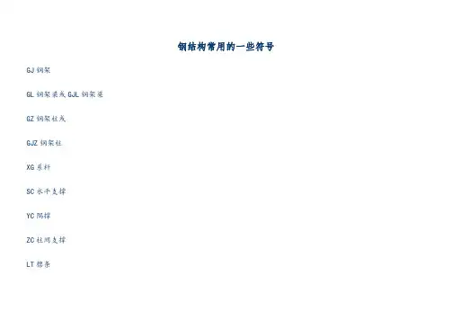 钢结构中代表含义及识图常识