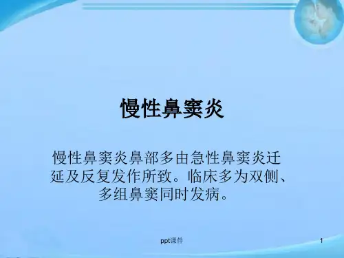 慢性鼻窦炎  ppt课件