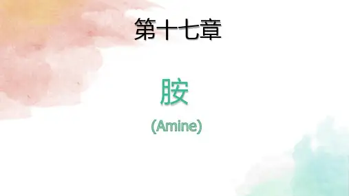 【有机化学】胺 Amine