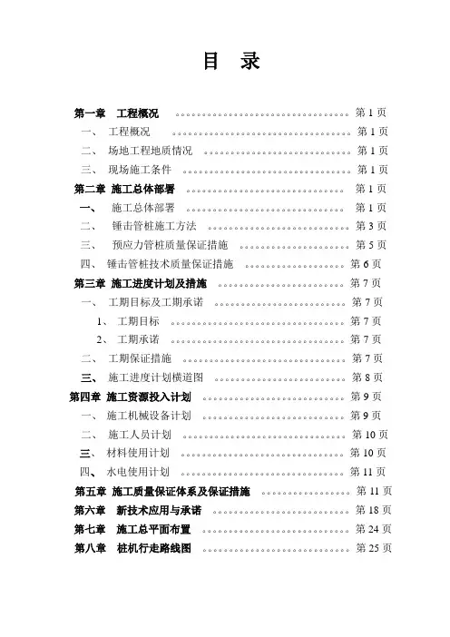 3M桩基础工程施工方案(新)(1)