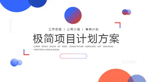 白色简约极简项目实施计划方案可行性分析PPT模板