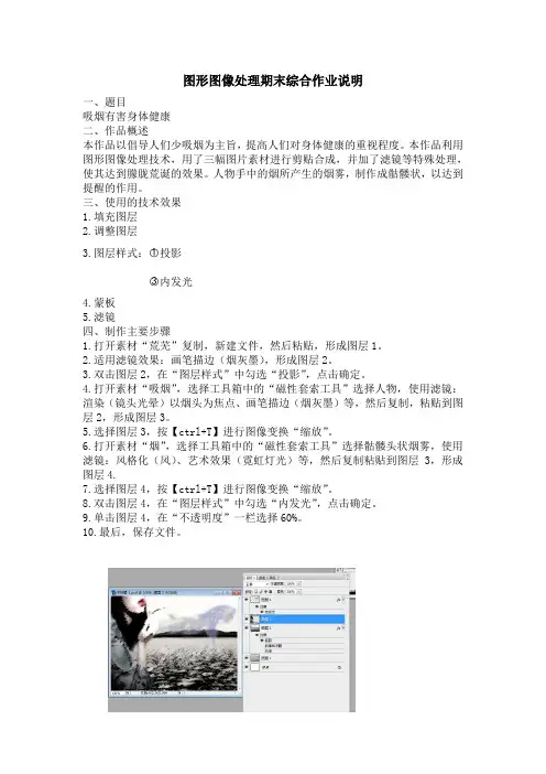 photoshop专业课结课作业设计作品说明