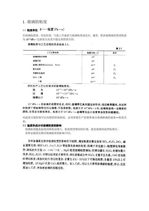 浮法成型原理
