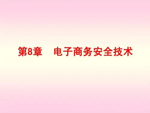 电子商务安全技术