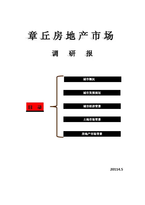 章丘市场调研报告