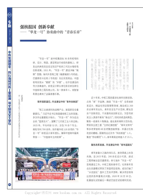 强核报国 创新奉献——“华龙一号”协奏曲中的“青春乐章”