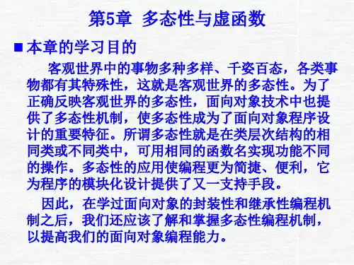 面向对象程序设计25页PPT