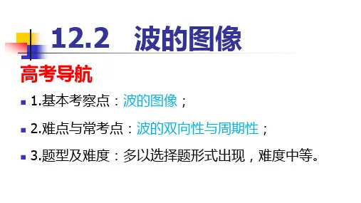 高二物理选修3-4 12.2 波的图像 课件  (共24张PPT)