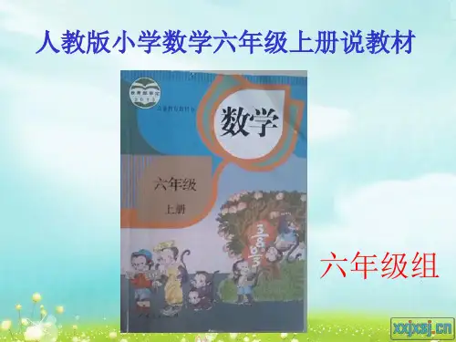 新说课标说教材六年级上册数学