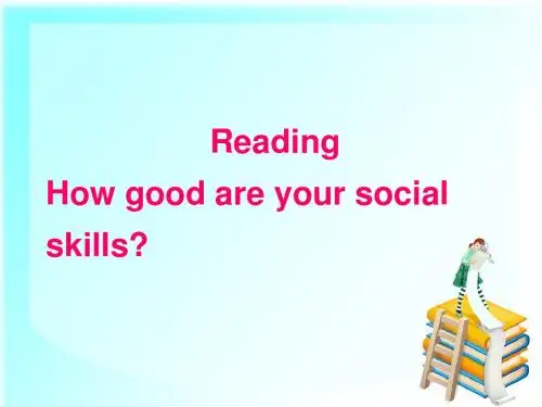 选修6模块1reading and vocabulary