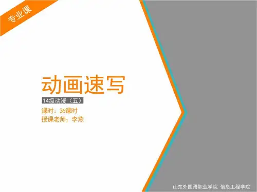 动画运动规律ppt课件