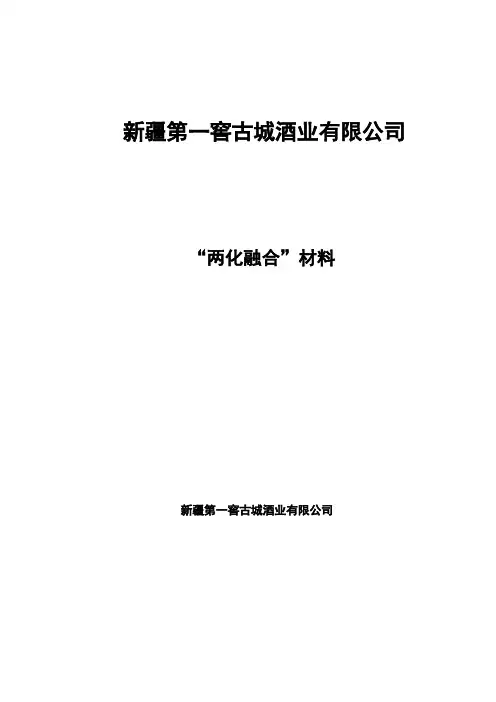 两化融合实施方案