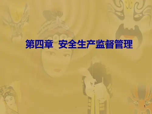 《安全生产监督管理》PPT课件