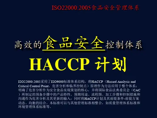 ISO22000标准培训