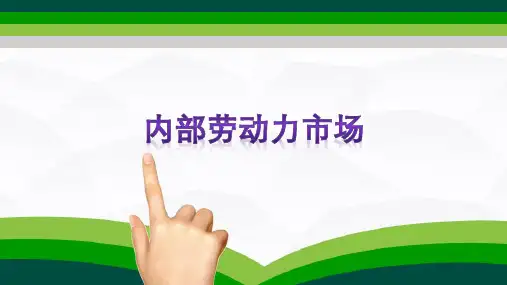 劳动力市场—内部劳动力市场(劳动经济学课件)