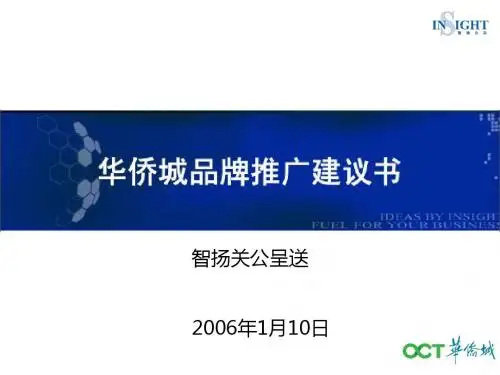 某华侨城推广建议书(PPT 48张)