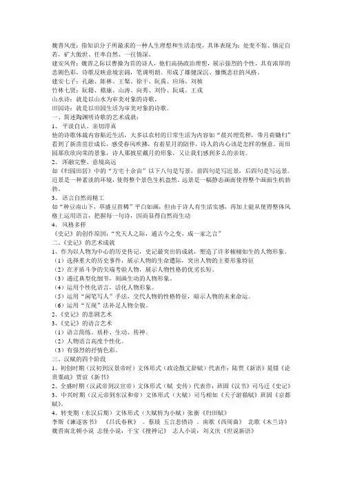 魏晋风度