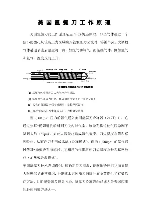 美国氩氦刀工作原理