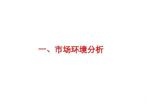 茶市场分析(PPT模板)