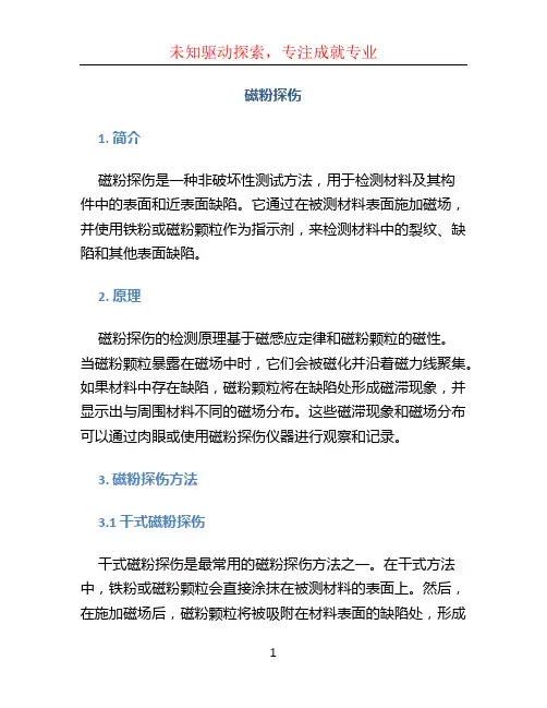 磁粉探伤文档