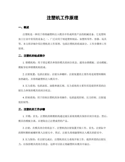 注塑机工作原理