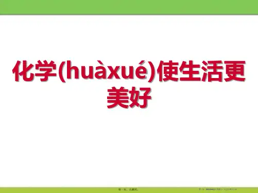 《化学使生活更美好》走进化学殿堂PPT课件2