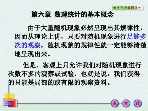 数理统计的基本概念PPT精品文档40页
