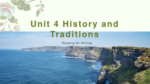 Unit 4 Reading for Writing课件-高中英语(人教版2019)(必修第二册)