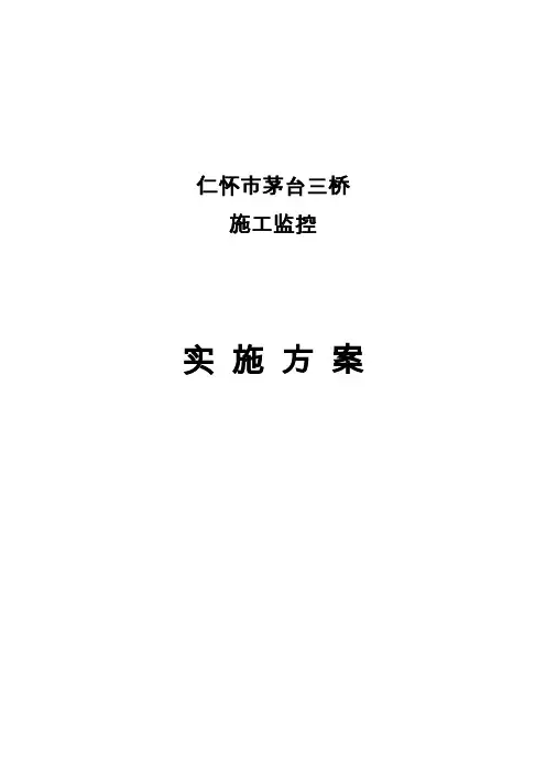 上承式钢箱系杆拱桥监控实施方案