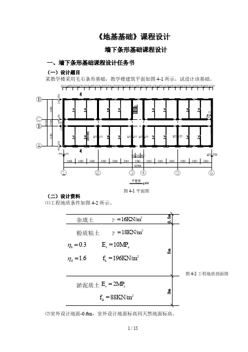 地基基础设计实例