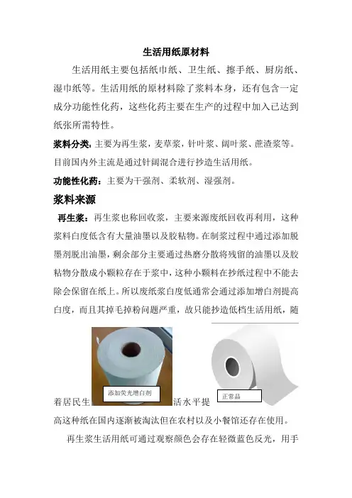 生活用纸原材料