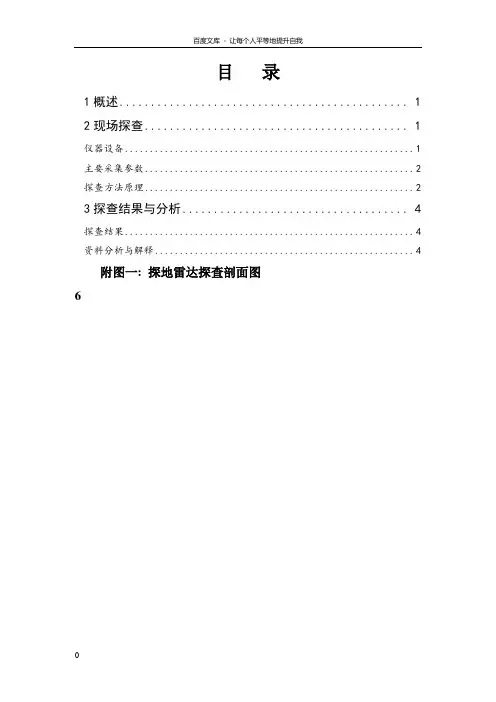 意大利RIS探地雷达保定金迪地下管线探测演示报告