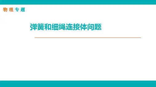 专题物理L弹簧和细绳连接体问题