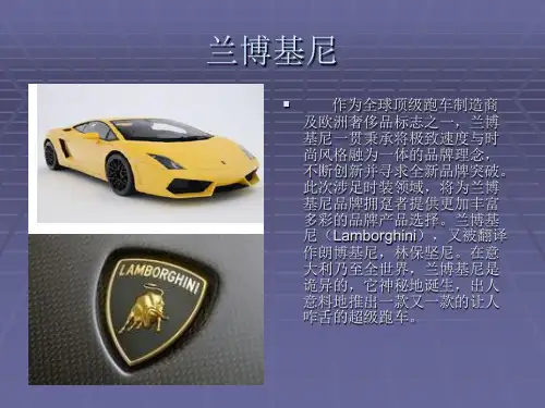 简介兰博基尼